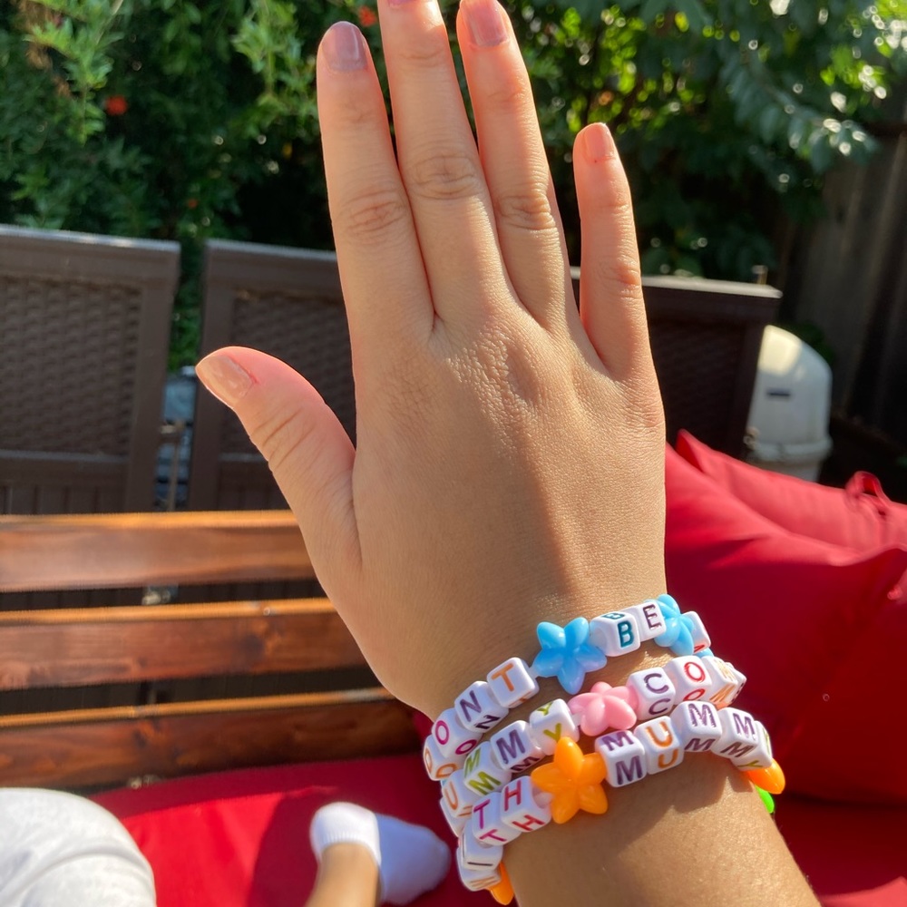 Cute bracelet with a funny quote from tangled
